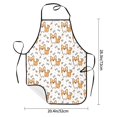 thumbnail image 2 of Rocae Corgi with Hearts for Kitchen Aprons for Women Adjustable Cooking Kitchen Chef Apron for Men with Pockets, 2 of 7