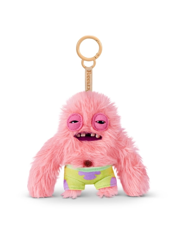 SpongeBob Key Rings 5 inch (Patrick Star), Funny Ugly Monster Plush Keychain by ZURU