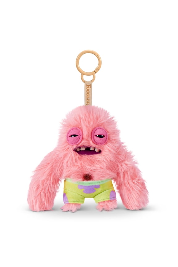 SpongeBob Key Rings 5 inch (Patrick Star), Funny Ugly Monster Plush Keychain by ZURU