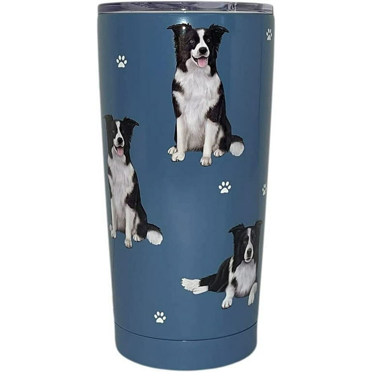 Stainless Steel Coffee Tumbler - Border Print Stainless Steel Coffee Tumbler - Border Print