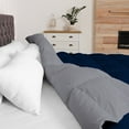 thumbnail image 3 of Sacred Thread Reversible Bamboo Comforter - Soft & Lightweight - Down Alternative Filling, Cooling, 3 of 6