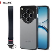 ( with wrist strap)IBMRS for Oppo Find X8 Phone Case,Non-Yellowing Shockproof Phone Cover, Anti-Scratch Clear Back camo