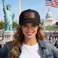 thumbnail image 2 of Lispipm Women and Man Mesh Baseball Cap Summer Outdoor Breathable Hats Unisex Sports Quick Drying Caps for US 250th Anniversary Black, 2 of 6