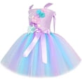 thumbnail image 2 of LED Light Up Little Mermaid Princess Tutu Dress for Halloween Birthday Party Gifts, 2 of 7