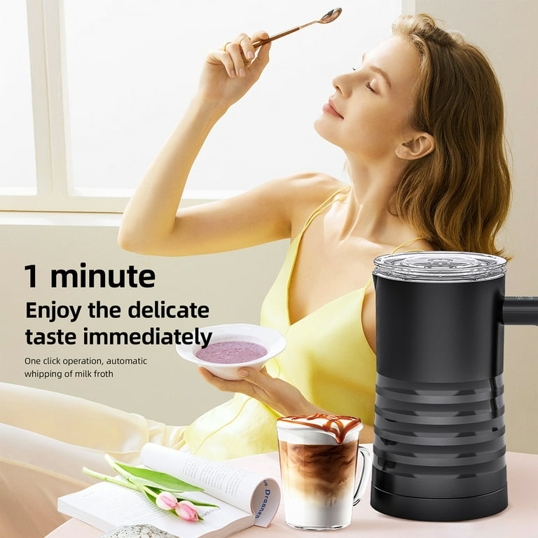 Electric Milk Frother and Steamer 4 in 1 Automatic Milk Warmer