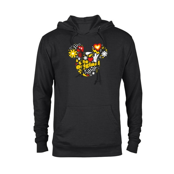 Disney Mickey The Original Retro Pop - Pullover Hoodie for Adults - Customized-Black