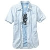 Men's Pinstripe Shirt with Tee Set