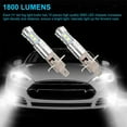thumbnail image 4 of 2Pcs Super Bright H1 LED Fog Driving Light Bulbs Conversion Kit DRL 6000K Headlights, Replacement 1800LM Daytime Running Light (DRL), H1 LED Light Bulb for Car Truck SUV, 360° Beam Angle, 50W, 12V, 4 of 6