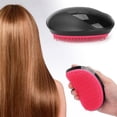 thumbnail image 2 of Cepillo para Desenredar el Cabello: Peine Profesional con Diseño Portátil para el Peinado del Cabello Rizado (Negro), 2 of 4