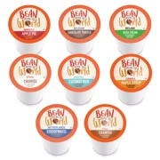 Bean Around The World Variety Pack Flavored Coffee Pods,40 CT