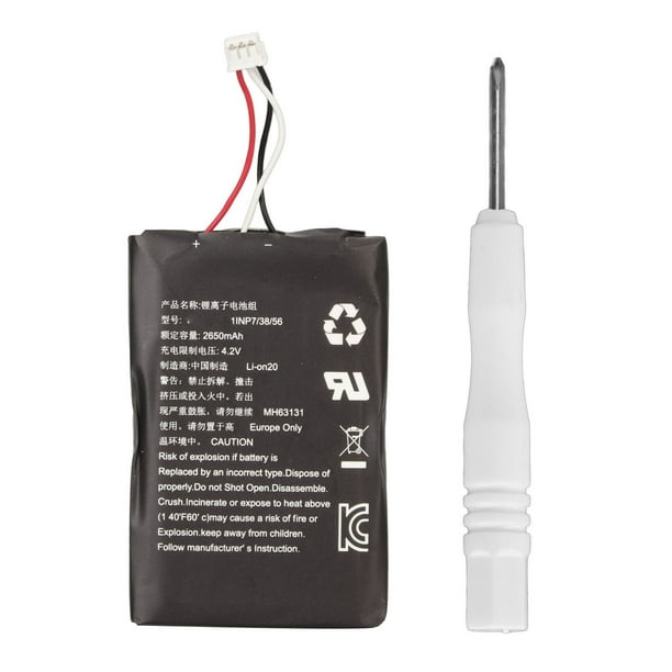 Batería de repuesto para controlador inalámbrico de 2650 mAh para controlador Dualsense de PS 5