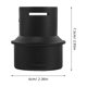 thumbnail image 2 of Luxshiny Conector Plástico Para Salida De Ducto De Calefacción Con Alta Durabilidad Negro, 2 of 6