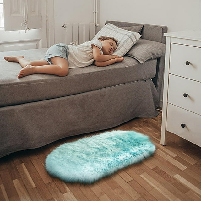 Birdeem Rugs for Bedroom,Rug for Bedroom,Super Soft Faux Sheepskin Area Rugs for Bedroom Floor Carpet Faux Rug Bedside Rugs,Area Rug for Living Room