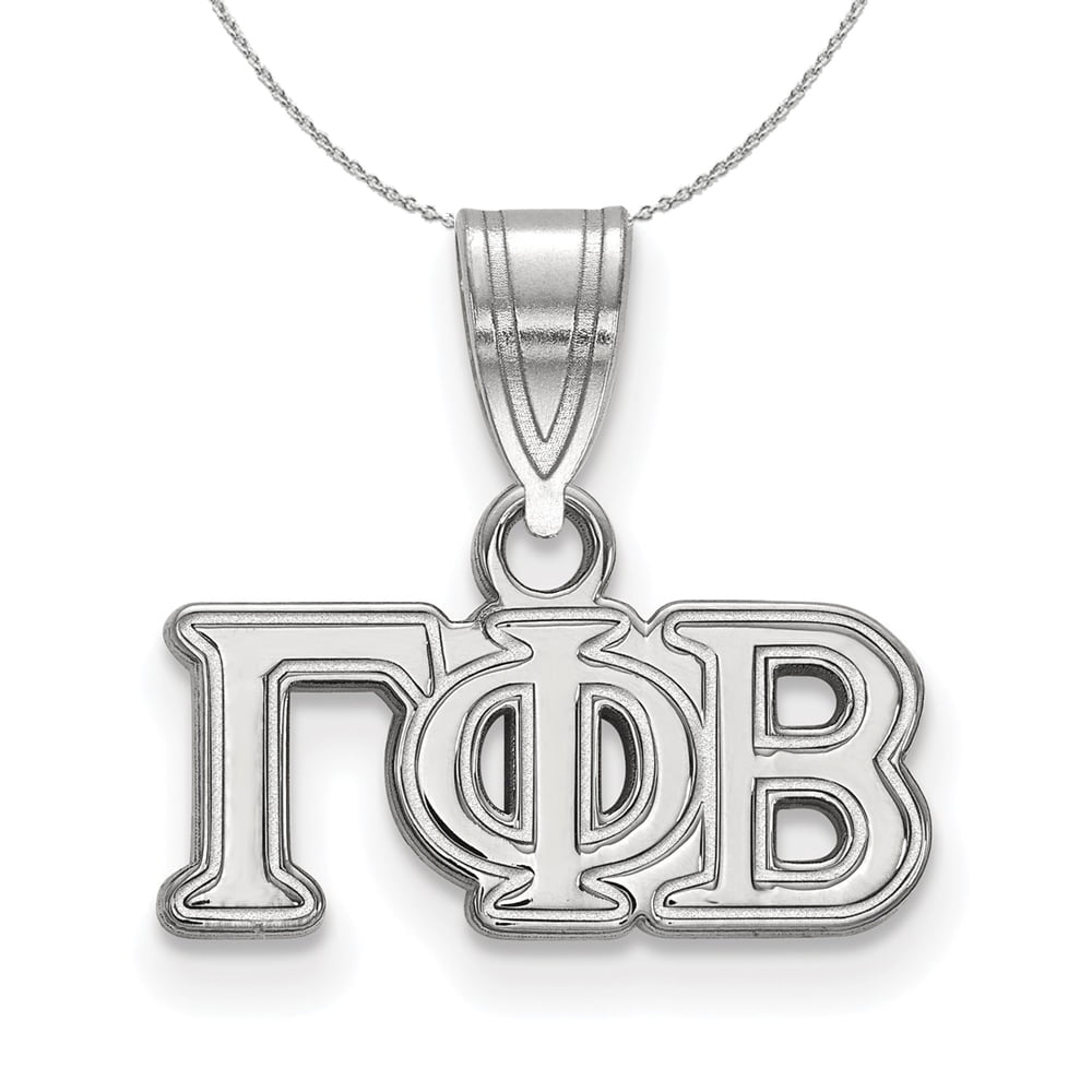 Black Bow Jewelry Company Sterling Silver Gamma Phi Beta