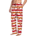 thumbnail image 2 of Xecao Red Lobster Men's Straight Lounge Pajama Pants: The Ultimate in Comfortable Sleepwear, 2 of 9