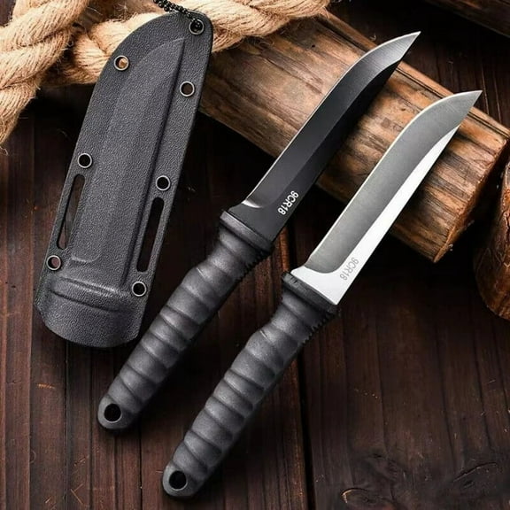 2pc Fixed Blade Knife for Outdoor/Steak Knife Camping， Gift for Men
