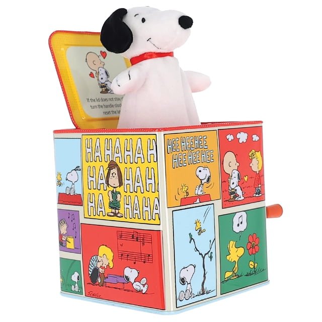 Juguete musical Jack-in-the-Box para niños Kids Preferred Peanuts Snoopy