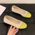 thumbnail image 3 of Wo-Fusoul Casual Shoes for Women, Fashionable Spring Style Large Size Color-Block Shallow-Mouth Flat Round-Toe Soft Upper, 3 of 5