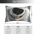 thumbnail image 2 of Fuzoiu Smiling Polar Bear Print Pillow Case with Hidden Zipper,Pillow Covers,Soft and Comfortable Pillowcase-20"x30", 2 of 6
