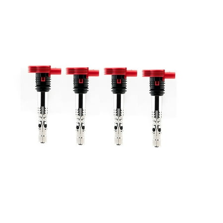 Audi 100 Ignition Coil - Ignition Coil Pack Set of 4- 1.8T 06C905115M Volkswagen & Audi Vehicles