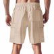 thumbnail image 3 of pstuiky Pantalones cortos deportivos, Pantalones cortos versátiles de color sólido con múltiples bolsillos y cintura elástica con cordón para hombre Pantalones cortos de golf, 3 of 6