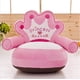 thumbnail image 1 of Sillón Puff Para Bebé Niña Decoración Corona Princesas Rosa Genérica Sillón Corona Princesa, 1 of 6