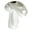 Chrome, variant on Ponte Giulio Y87JOS04W1 ADA Ergonomic Sliding Hand Shower Holder- White