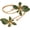 Green, variant on Chunky Gold Flower Arm Cuff Bracelets for Women Boho Vintage Floral Upper Arm Statement Bangles Simple Open Bracelets Valentines Coquettish Jewelry