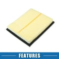 thumbnail image 7 of Engine Air Filter No.17801-37021 Air Flow Intake Filter for Toyota Prius 2010-2015 for Lexus CT200h, 7 of 7