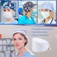 thumbnail image 3 of Gorros De Trabajo De 6 Piezas Para Médicos, En Forma De Calabaza, Servicio Prolongado, Color Puro, Botón De Pulido Opaco, Colores Surtidos, Sombreros De Funcionamiento Unisex matsuzay  AP008642-08, 3 of 6