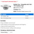 thumbnail image 2 of Radiator Cap - Compatible with 1964 - 1967 Sunbeam Tiger 1965 1966, 2 of 2