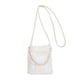 thumbnail image 1 of Bolso Mano Con Cadena Perlas Piel Sintética para Mujer Hombro Esponjoso Fiesta, 1 of 9
