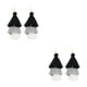 thumbnail image 2 of Minnieouse 1 par de pendientes de borla bohemios, joyería exagerada, accesorios para mujer, pendiente para el Día de San Valentín, negro, Negro Blanco Gris 2Conjunto, 2 of 6
