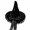 Black-B, variant on Witch Hats for Women, Adult Witch Vampire Halloween Accessories Lace Hats for Themed Dress-Up
