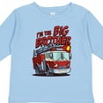 thumbnail image 4 of Inktastic Big Brother Fire Truck Boys Long Sleeve Toddler T-Shirt, 4 of 5