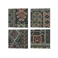 thumbnail image 2 of Metaverse Chariklia Zarris 'Woven Journey' Canvas Art (Set of 4), 2 of 5