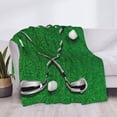 thumbnail image 3 of Fotbe Golf Sport Club Manta de Franela con Estampado, Manta Ultrasuave para Cama, Sofá, Auto, Hipoalergénica y Antibolitas-50"x40", 3 of 6