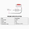 thumbnail image 2 of Termómetro De Carne Con Bluetooth, Termómetro De Parrilla Inteligente Con Retroiluminación Lcd, Notificación De Alarma Para Horno De Barbacoa, Ahumador De Cocina Sweethay OD014059-00, 2 of 6