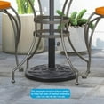 thumbnail image 3 of Abble Garden Patio Umbrella Base, Outdoor Market Umbrella Stand, Backyard Umbrella Weight in Black 27lbs, 3 of 9