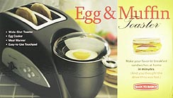 Back to Basics Egg & Muffin 2 Slice Toaster, TEM500