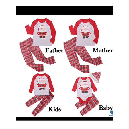

Michellecmm Xmas Family 2PCS/3PCS Jammies Holiday Matching Pajama Long Sleeve Top Long Pants