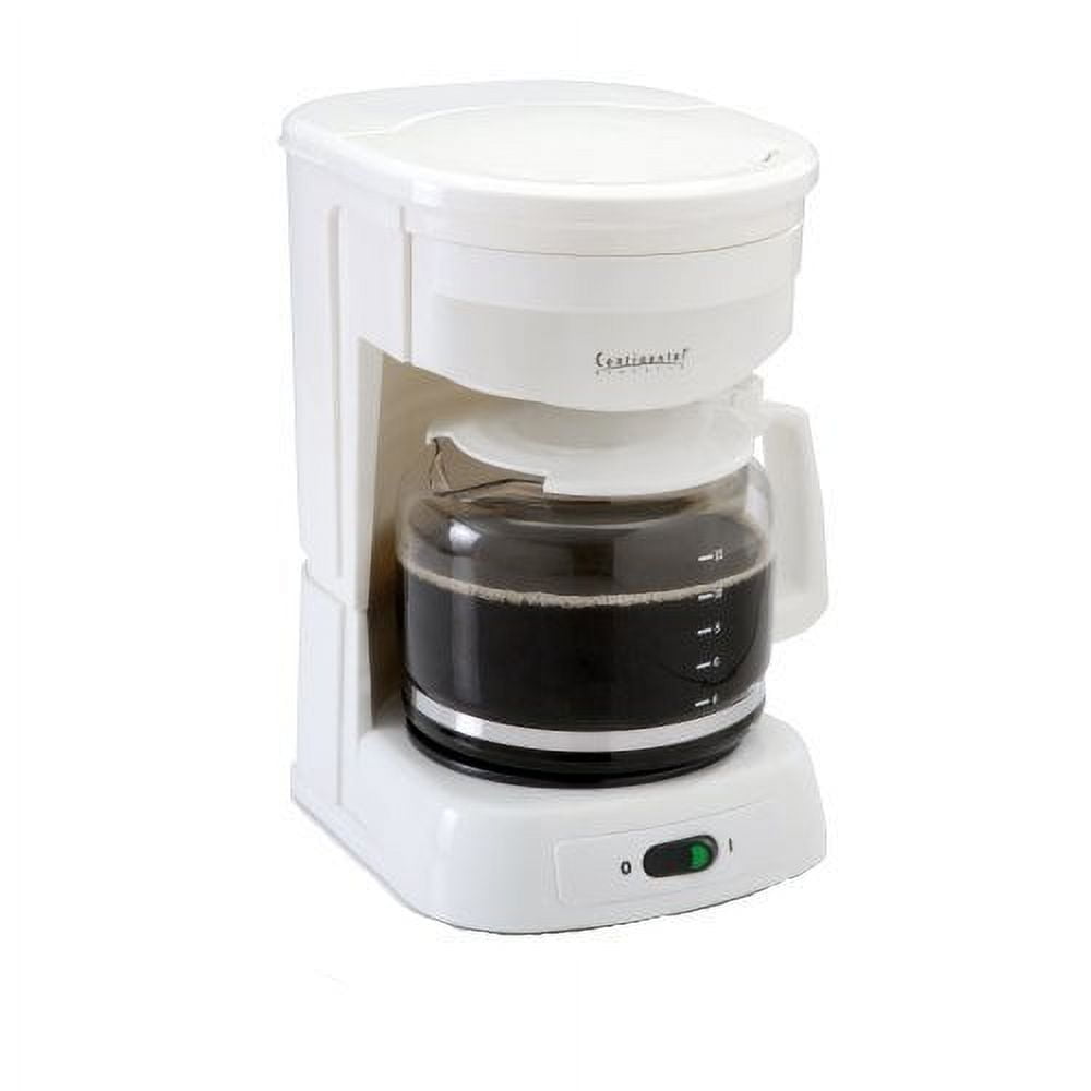  Continental Electric 4-Cup Coffee Maker, White: Drip  Coffeemakers: Home & Kitchen