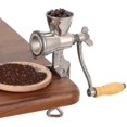 thumbnail image 3 of Molinillo manual de grano de acero inoxidable 304 con mango de madera, molinillo casero de manivela, 3 of 4