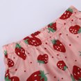 thumbnail image 4 of WOYY Girls Strawberry Pajamas Trim Long Sleeve Shirt Pants Sleepwear PJ's, 4 of 8