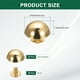 thumbnail image 2 of Uxcell 25 Pcs Remaches Redondos, Remaches Decorativos de Metal de 15mm, Dorado, 2 of 6