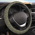 thumbnail image 5 of Sigee Modern Yellow Excavator for Steering wheel cover Elastic Steering Wheel Cover Universal Fit Steering Wheel Cover, 5 of 6