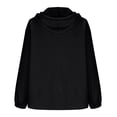 thumbnail image 4 of Maoxin Men Jacket Men's Fashion Solid Color Long Sleeve Hooded Casual Outwear Jackets Plus Size Jacket for Men , Black , M, 4 of 5