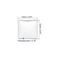 thumbnail image 2 of Uxcell Transparent Glass Cabochons, 60Pcs 12x12mm Square Shaped Glass Dome Tiles, 2 of 5