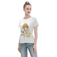 thumbnail image 4 of Women's Basic Short Sleeve T-Shirt Cardinal Girl Sakura, 4 of 6