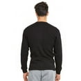 thumbnail image 3 of Cottonbell Men's Classic Waffle Knit Heavyweight Cotton Long Sleeve Thick Thermal T-Shirt Top, 3 of 4